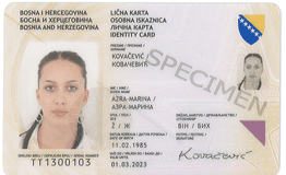 prednja strana licne karte